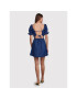 Pieces Дънкова рокля Hope 17125595 Тъмносин Regular Fit - Pepit.bg