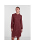 Pieces Ежедневна рокля 17139864 Бордо Regular Fit - Pepit.bg