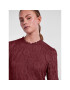 Pieces Ежедневна рокля 17139864 Бордо Regular Fit - Pepit.bg