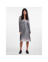 Pieces Коктейлна рокля 17143856 Сребрист Regular Fit - Pepit.bg
