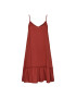 Pieces Лятна рокля 17139337 Червен Regular Fit - Pepit.bg