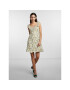 Pieces Лятна рокля 17139633 Екрю Regular Fit - Pepit.bg