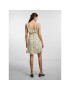 Pieces Лятна рокля 17139633 Екрю Regular Fit - Pepit.bg