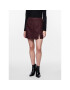 Pieces Мини пола 17142933 Бордо Regular Fit - Pepit.bg