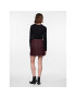 Pieces Мини пола 17142933 Бордо Regular Fit - Pepit.bg