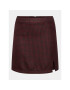 Pieces Мини пола 17142933 Бордо Regular Fit - Pepit.bg