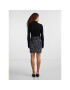 Pieces Мини пола 17143411 Черен Regular Fit - Pepit.bg