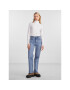Pieces Поло 17108494 Бял Slim Fit - Pepit.bg