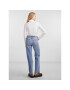 Pieces Поло 17108494 Бял Slim Fit - Pepit.bg