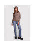 Pieces Поло Kitte 17127241 Кафяв Slim Fit - Pepit.bg