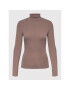 Pieces Поло Kitte 17127241 Кафяв Slim Fit - Pepit.bg