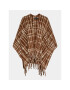 Pieces Пончо Pcariana 17130180 Кафяв Oversize - Pepit.bg