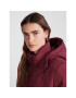 Pieces Пухено яке 17126619 Бордо Regular Fit - Pepit.bg