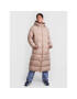 Pieces Пухено яке Bee 17127426 Бежов Oversize - Pepit.bg