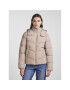 Pieces Пухено яке Jamilla 17126620 Бежов Regular Fit - Pepit.bg