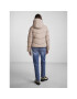 Pieces Пухено яке Jamilla 17126620 Бежов Regular Fit - Pepit.bg