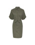 Pieces Рокля тип риза 17132920 Зелен Regular Fit - Pepit.bg