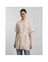 Pieces Рокля тип риза Sunna 17126580 Бежов Regular Fit - Pepit.bg