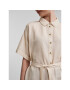Pieces Рокля тип риза Sunna 17126580 Бежов Regular Fit - Pepit.bg
