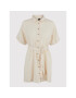 Pieces Рокля тип риза Sunna 17126580 Бежов Regular Fit - Pepit.bg
