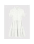 Pieces Рокля тип риза Valdine 17123758 Бял Regular Fit - Pepit.bg