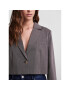 Pieces Сако 17141850 Сив Cropped Fit - Pepit.bg