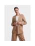 Pieces Сако Bossy 17130374 Кафяв Oversize - Pepit.bg