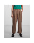 Pieces Текстилни панталони Size 17124525 Кафяв Regular Fit - Pepit.bg