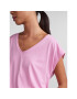 Pieces Тишърт 17095260 Розов Regular Fit - Pepit.bg