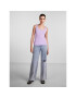 Pieces топ 17101438 Виолетов Slim Fit - Pepit.bg
