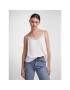 Pieces топ 17132739 Бял Regular Fit - Pepit.bg
