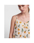 Pieces топ 17135284 Екрю Regular Fit - Pepit.bg