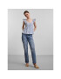 Pieces топ Serra 17126222 Син Regular Fit - Pepit.bg