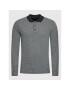 Pierre Cardin Тениска с яка и копчета 30174/000/3012 Сив Regular Fit - Pepit.bg