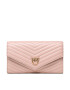 Pinko Голям дамски портфейл Compact Wallet L PE 23 PCPL 100882 A0GK Розов - Pepit.bg