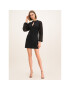 Pinko Коктейлна рокля Pan Di Spagna 20201 BLK01 1G14Y9 7624 Черен Regular Fit - Pepit.bg