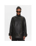 Pinko Кожено яке Bora 102179 A1OD Черен Oversize - Pepit.bg