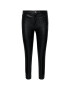 Pinko Панталони от имитация на кожа Susan PE 21 BLK01 1G15ZV 7105 Черен Slim Fit - Pepit.bg