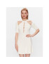 Pinko Плетена рокля 101227 A0TU Бял Regular Fit - Pepit.bg
