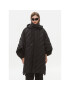 Pinko Пухено яке 101600 A0L5 Черен Oversize - Pepit.bg