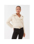 Pinko Пухено яке Case 101670 A13D Бежов Regular Fit - Pepit.bg
