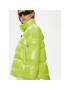 Pinko Пухено яке Micro 101598 A11K Зелен Regular Fit - Pepit.bg