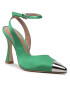 Pinko Сандали Liquirizia Slingback AL 22-23 BLKS1 1H213B A075 Зелен - Pepit.bg