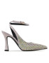 Pinko Сандали Lisette Slingback PE BLKS1 100566 A0N6 Сив - Pepit.bg