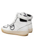 Pinko Сникърси Lorena Basket Hi Sneaker AI 22-23 BLKS1 1H214S A08S Бял - Pepit.bg