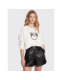 Pinko Суитшърт 100534 A0M9 Бял Relaxed Fit - Pepit.bg