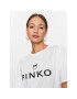 Pinko Тишърт 101704 A12Y Бял Relaxed Fit - Pepit.bg