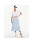 Pinko Тишърт Rugby 100495 A0M7 Бял Regular Fit - Pepit.bg