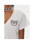 Pinko Тишърт Turbato 100372 A1R7 Бял Regular Fit - Pepit.bg