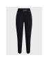 Please Текстилни панталони P493MVIOLA Черен Regular Fit - Pepit.bg